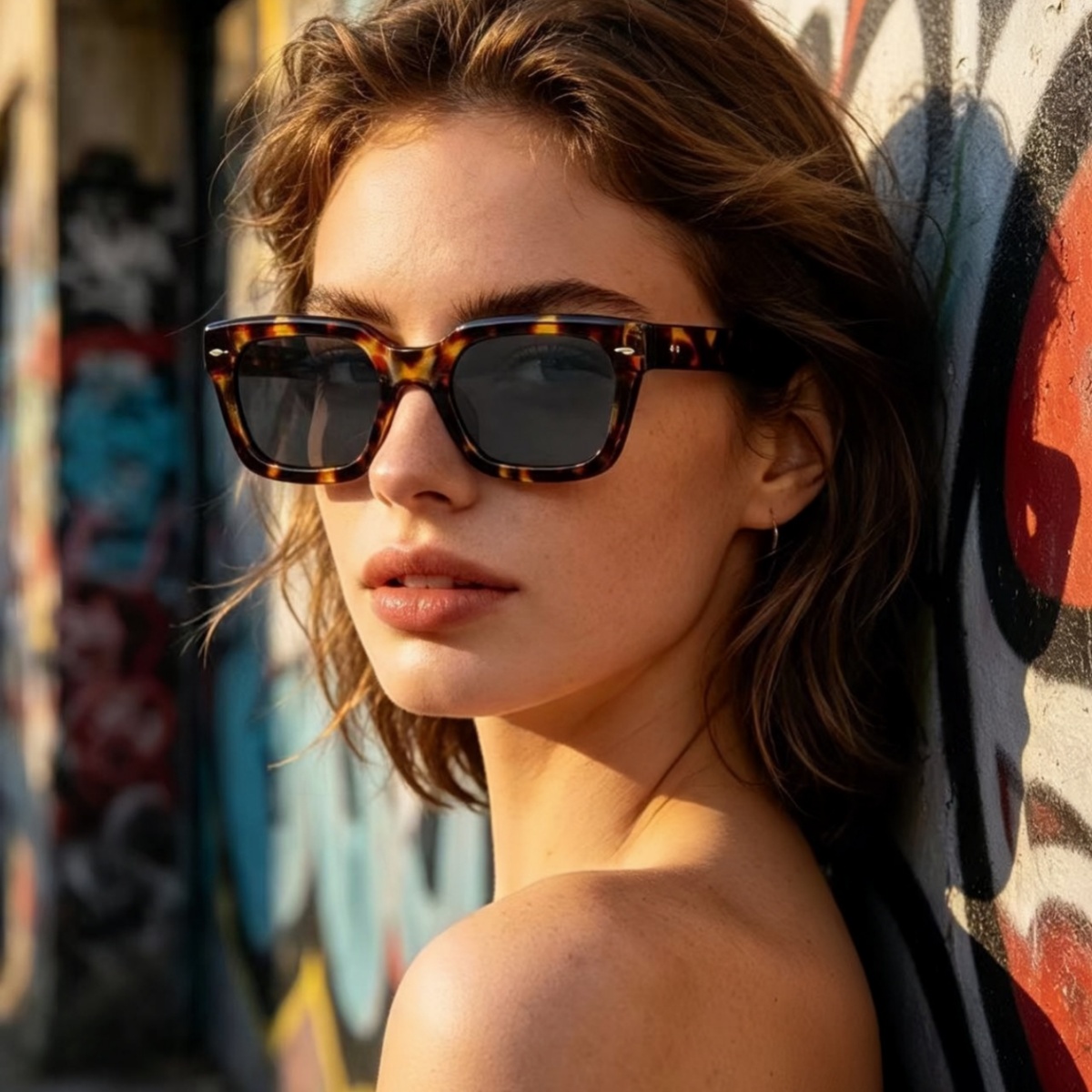 Women'S Accessories Accessorize - نظارة شمسية مربعة الشكل بتصميم أوروبي