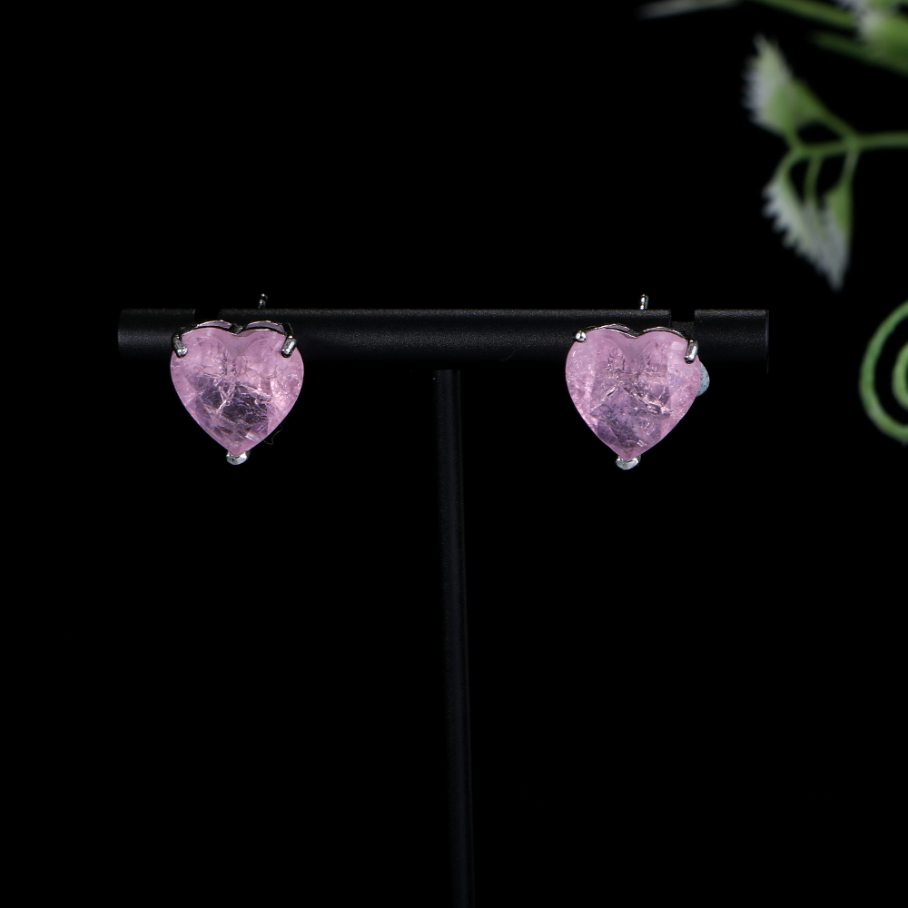 أقراط فاخرة على شكل قلب ملون ل - مراجعة Women Accessories Dubai وسعره