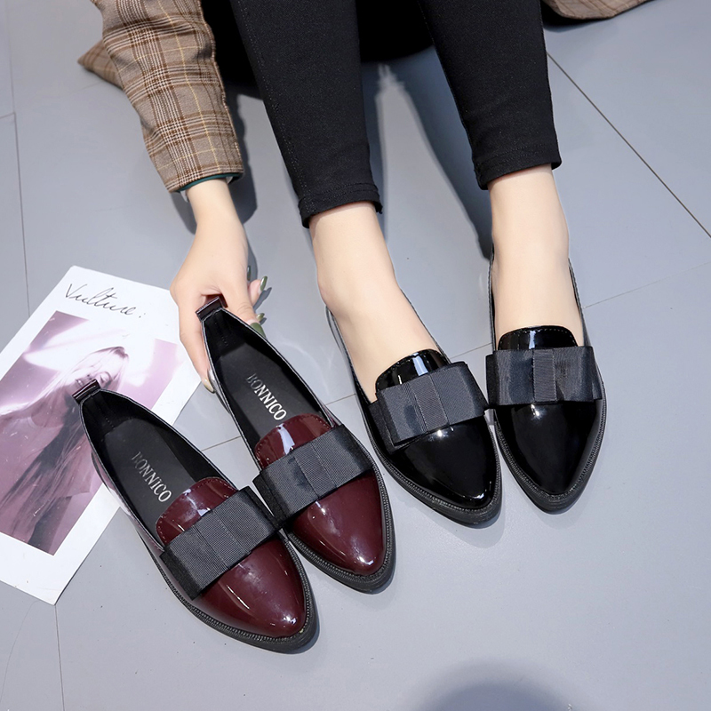 أحذية مسطحة سوداء/حمراء داكنة  - مراجعة Women'S Shoes And Accessories وسعره