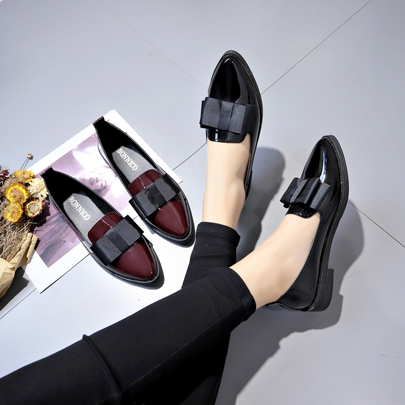 أحذية مسطحة سوداء/حمراء داكنة  - مراجعة Women'S Shoes And Accessories وسعره