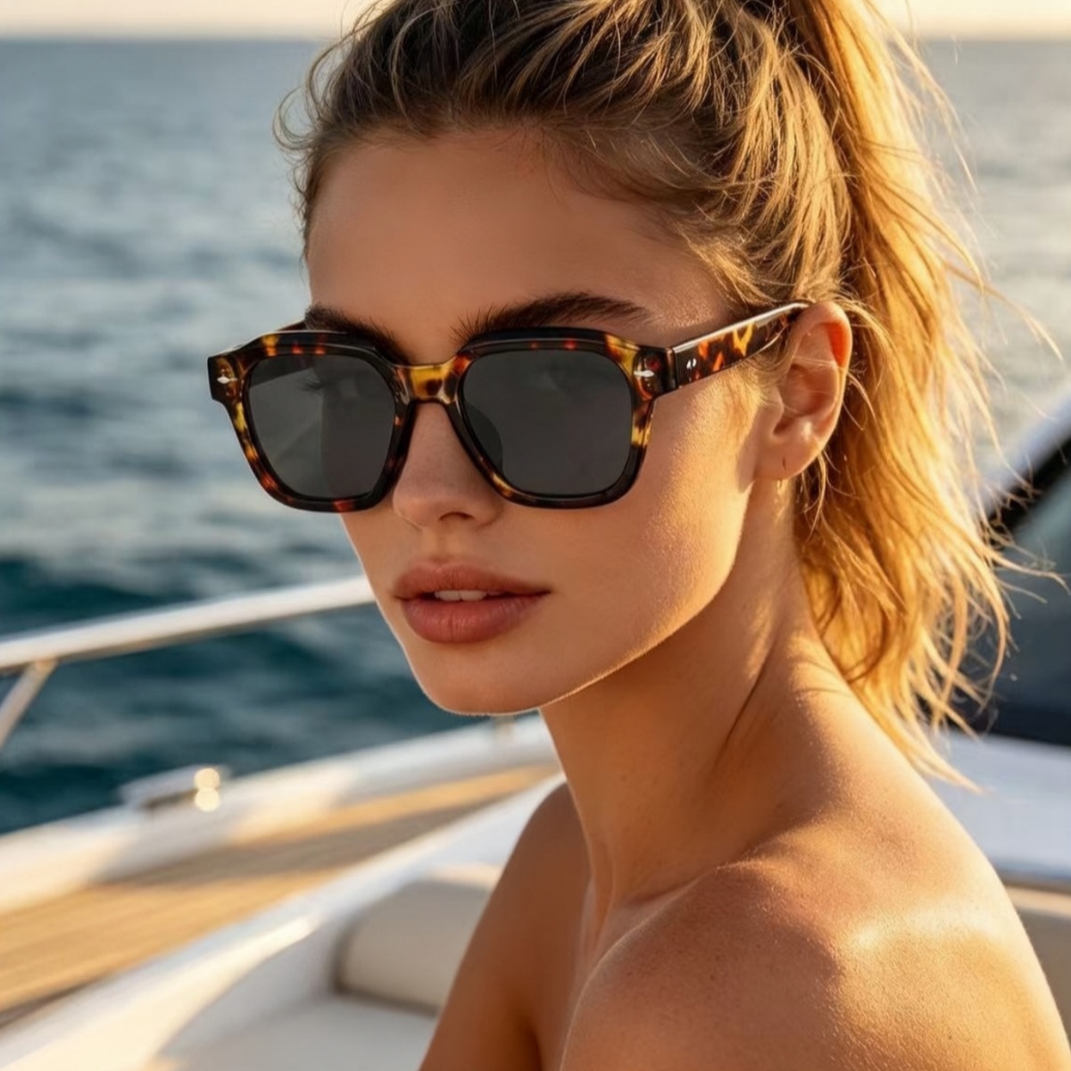 نظارة شمسية مربعة الشكل بتصميم - مراجعة Women'S Accessories Accessorize وسعره