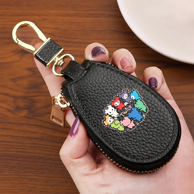 محفظة مفاتيح جلدية بسحاب للنسا - مراجعة Wallet Chain Bag وسعره