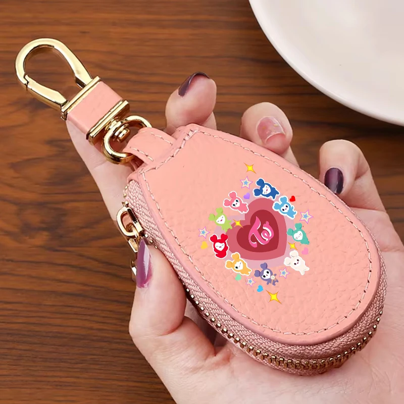 محفظة مفاتيح جلدية بسحاب للنسا - مراجعة Wallet Chain Bag وسعره