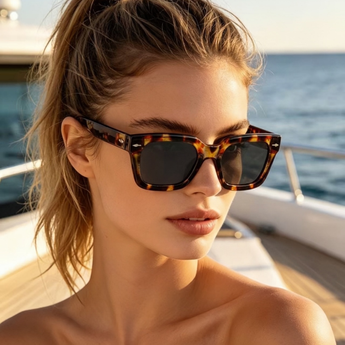 نظارة شمسية مربعة الشكل بتصميم - مراجعة Women'S Accessories Accessorize وسعره