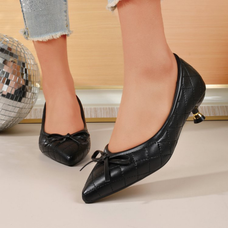 كعب كيتن مدبب مقدمه فيونكه فين - مراجعة Women'S Shoes And Accessories وسعره
