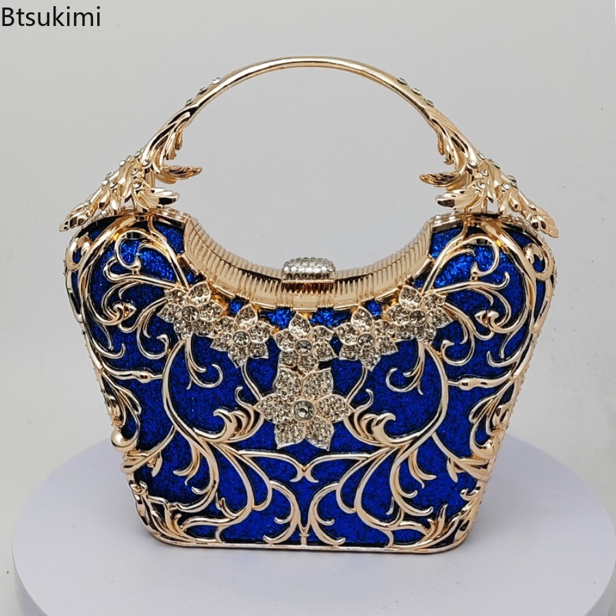 حقائب سهرة معدنية مفرغة للنساء - مراجعة Wallet Chain Bag وسعره
