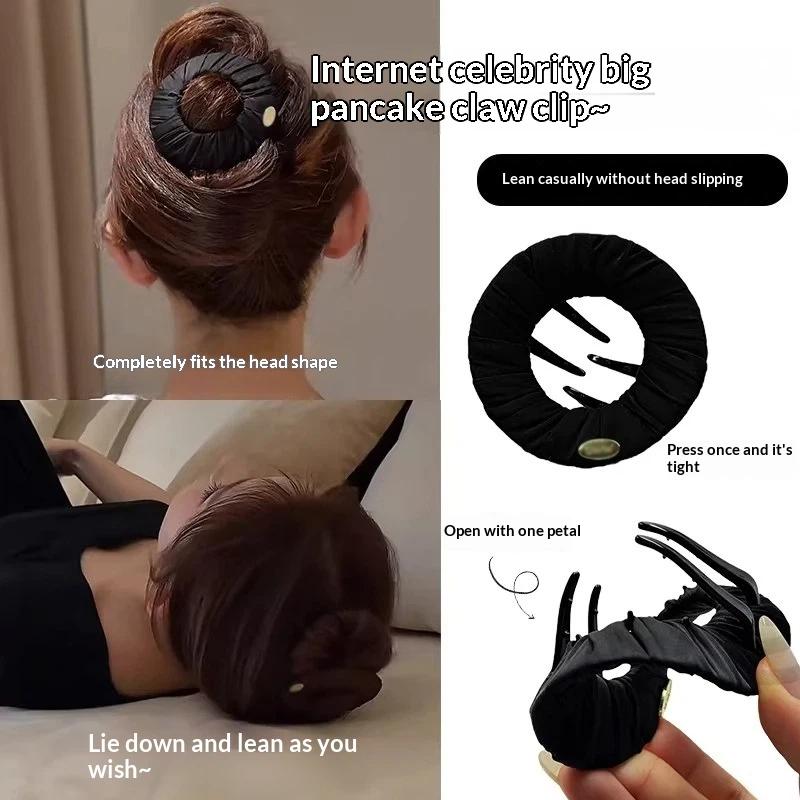 عرض ساخن - مشبك شعر دائري مسطح - مراجعة Women Accessories Sale وسعره