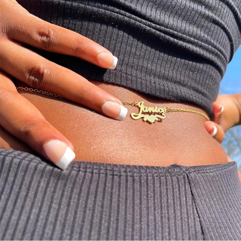 سلسلة بدلايات رائعة على الجسم  - مراجعة Women Accessories Name وسعره