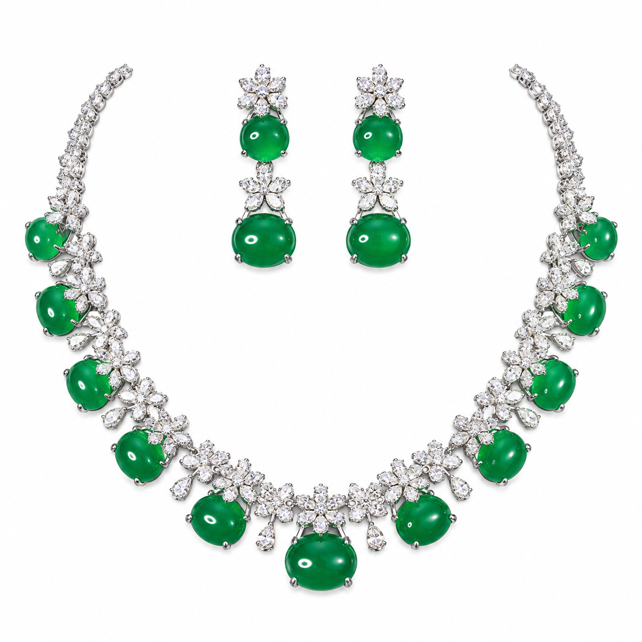 طقم مجوهرات نسائي لحفلات المسا - مراجعة Women Accessories Dubai وسعره