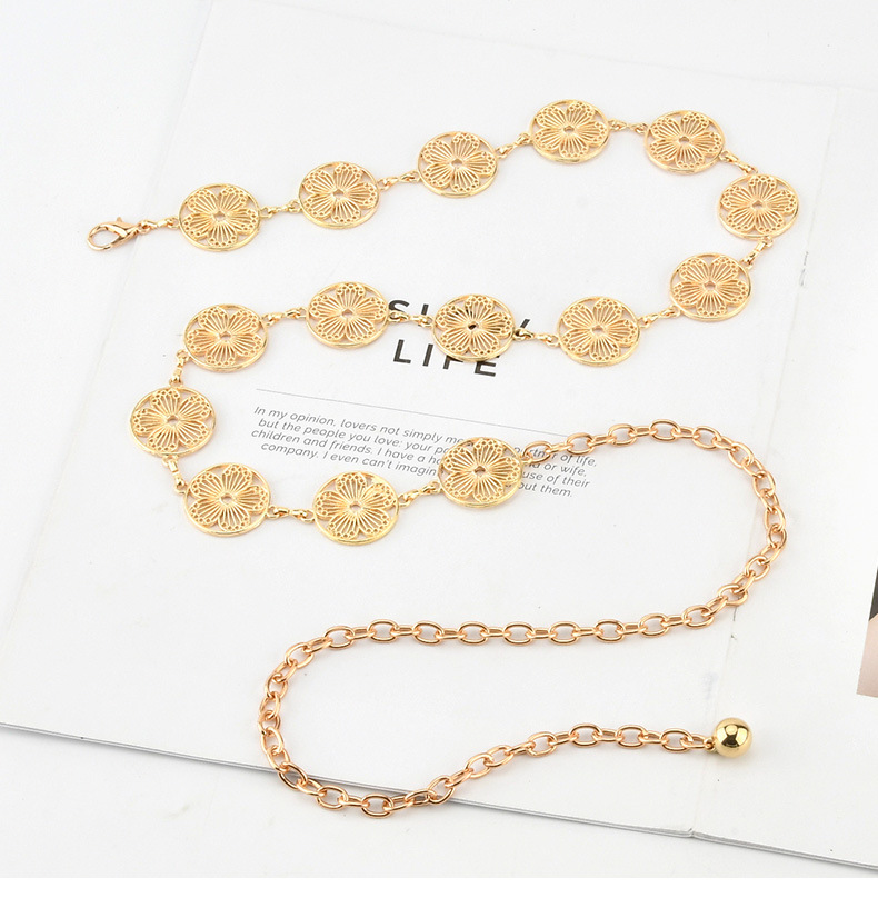 سلسلة خصر معدنية مفرغة بتصميم  - مراجعة Women'S Accessories Accessorize وسعره